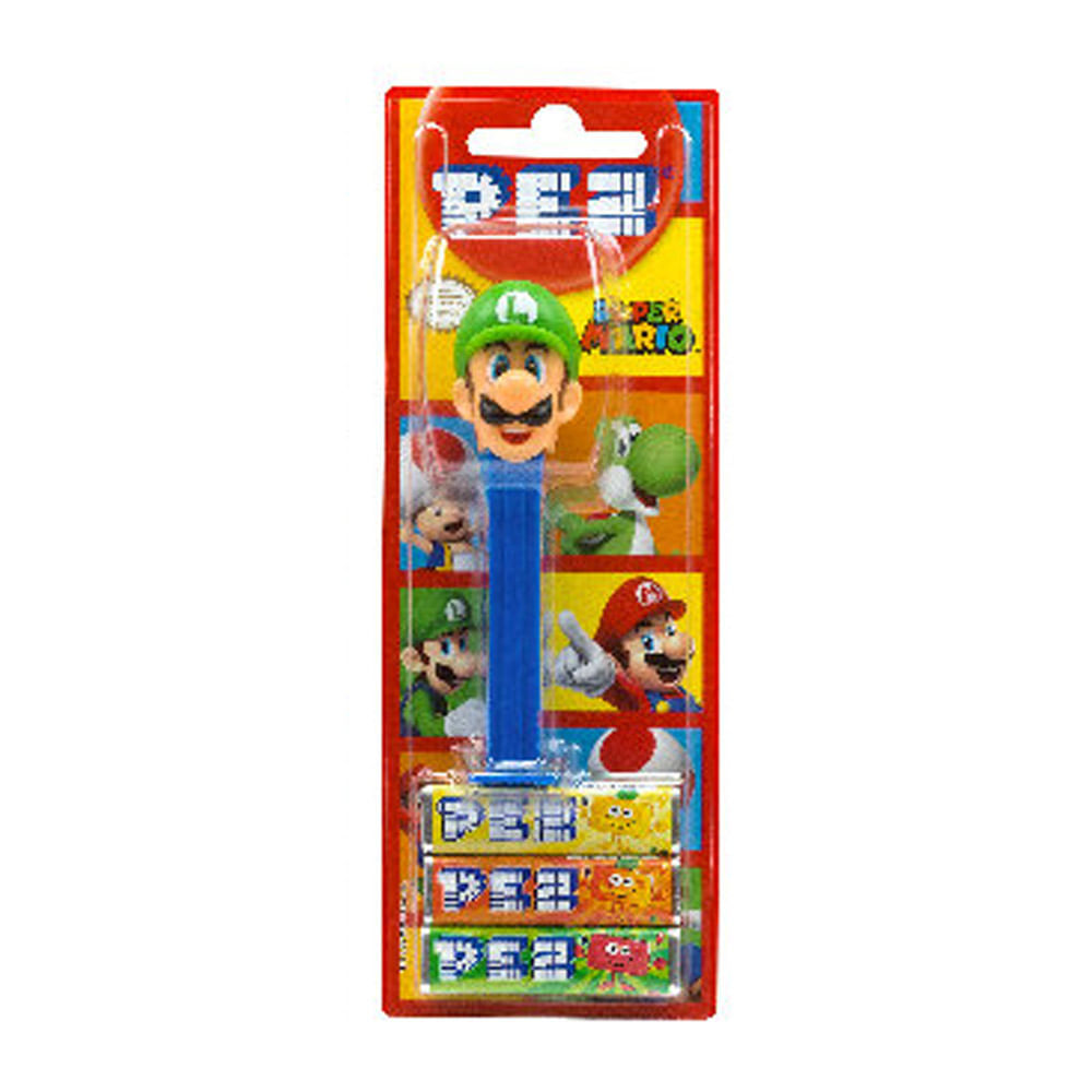 Pastilha Pez com Dispenser Super Mário Sabores e Personagens Sortidas com 3 Unidades em Oferta na Shopee