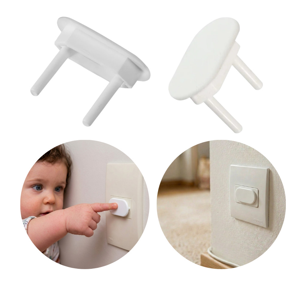 Kit 10 / 20 Protetor de tomada bebê segurança contra choques elétricos