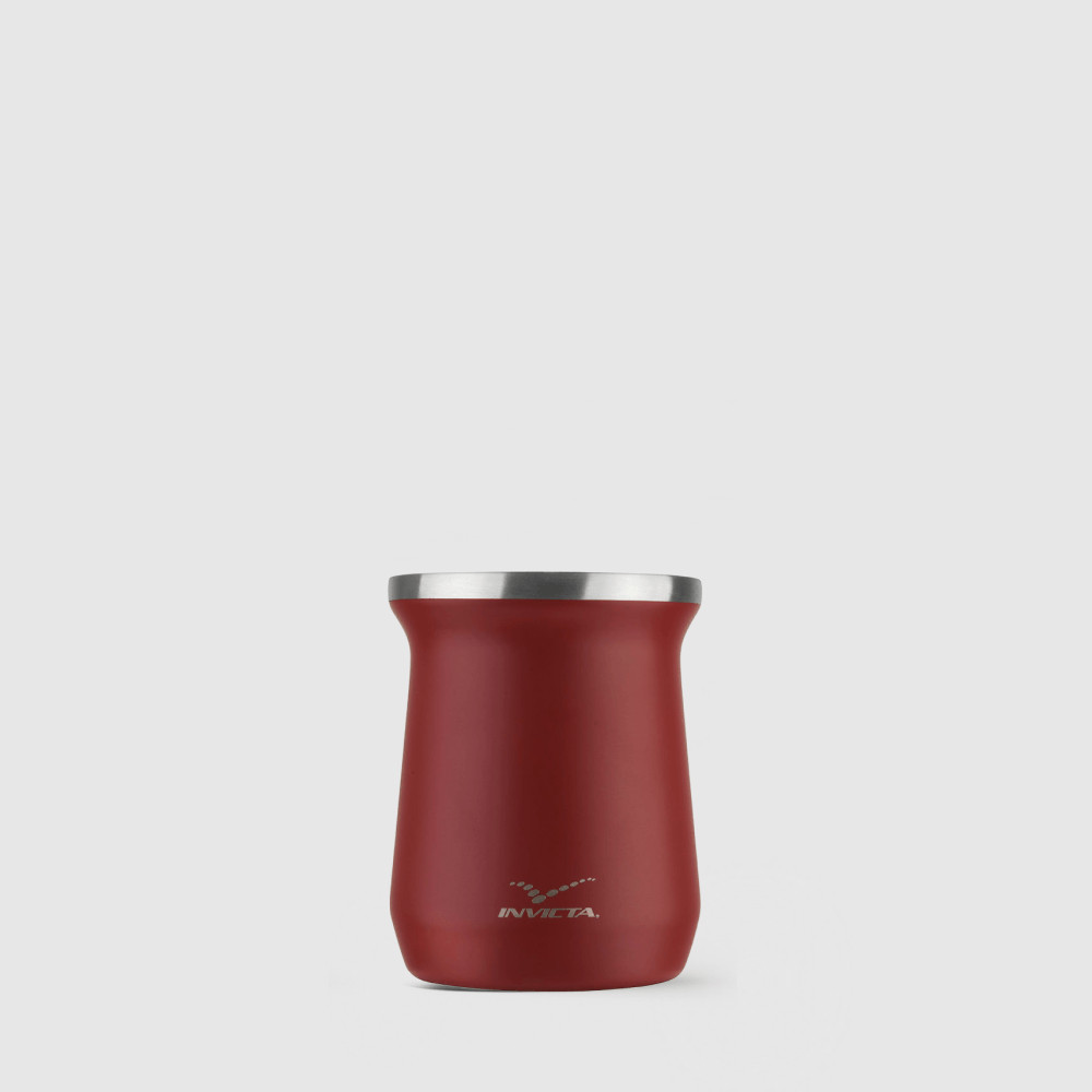 Cuia Térmica 250ml Vermelho Invicta em Oferta na Shopee