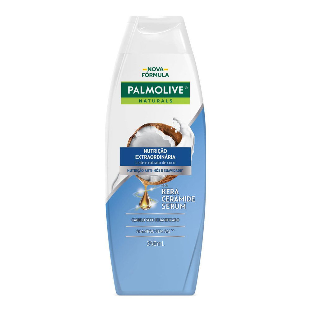 Shampoo Palmolive Naturals Nutrição Extraordinária 350ml em Oferta na Shopee