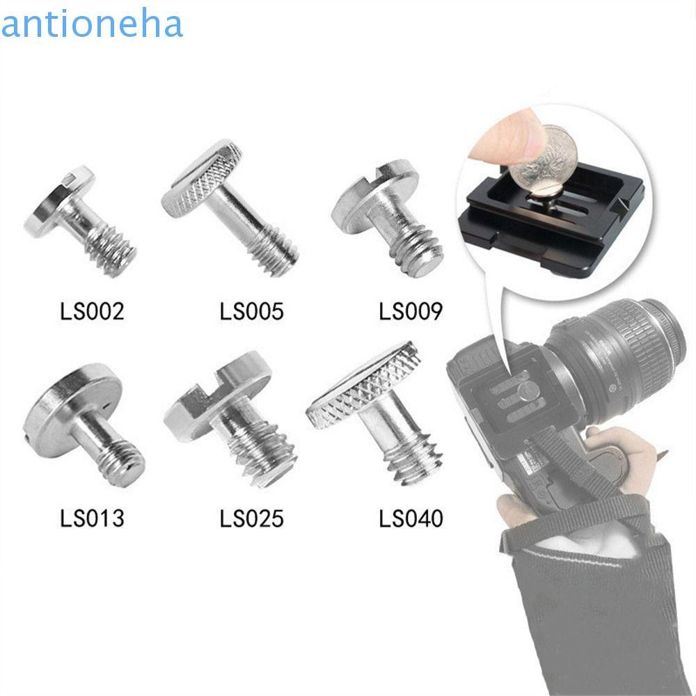 ANTIONEHA 1/4 Polegada Parafuso Acessórios Para Câmera Tripé Suporte De Luz Liberação Rápida DSLR Placa