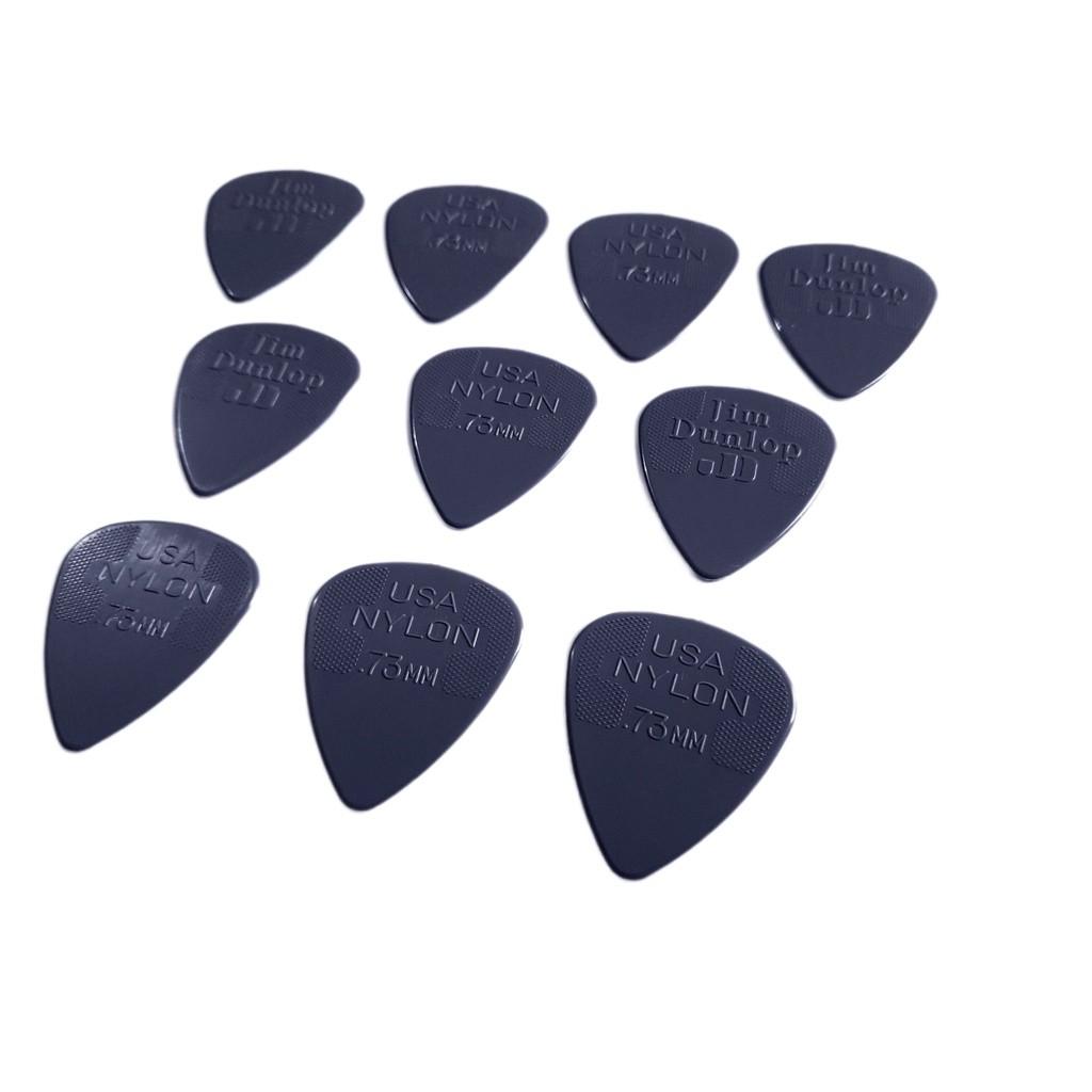 Palheta Dunlop Nylon 0,73mm Cinza Violão Guitarra