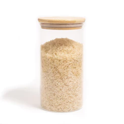 Pote de Mantimentos de 1100ml com Tampa de Bambu - Oikos