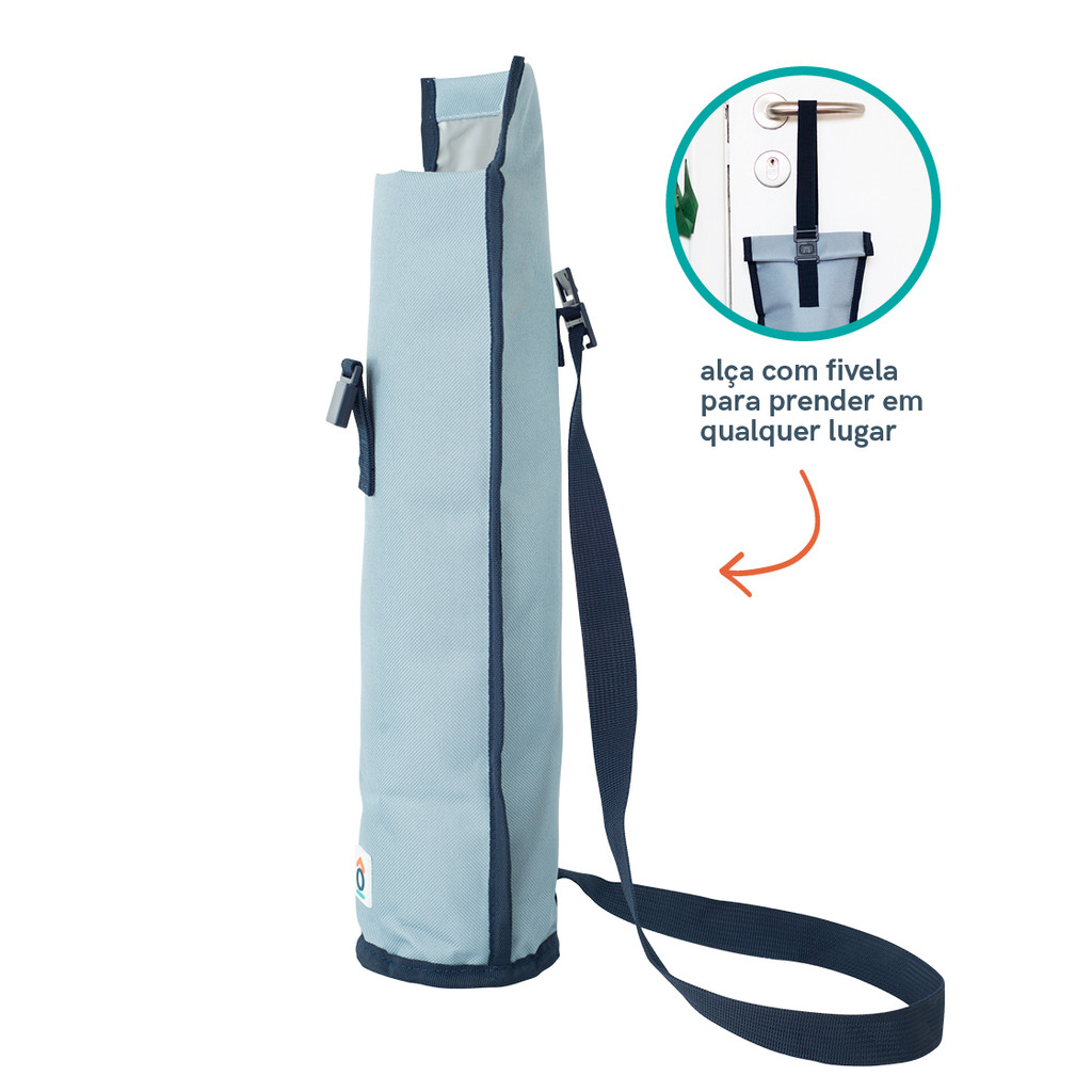 BOLSA TÉRMICA CONGELÁVEL PARA GARRAFAS AZUL - OIKOS · foto 2