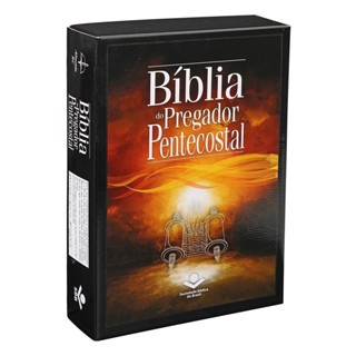 Bíblia de Estudo do Pregador Pentecostal - Preta - Grande em Oferta na Shopee