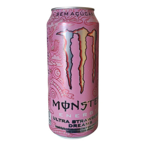 Energético Monster Ultra Strawberry Dream 473ml Zero Açucar em Oferta na Shopee