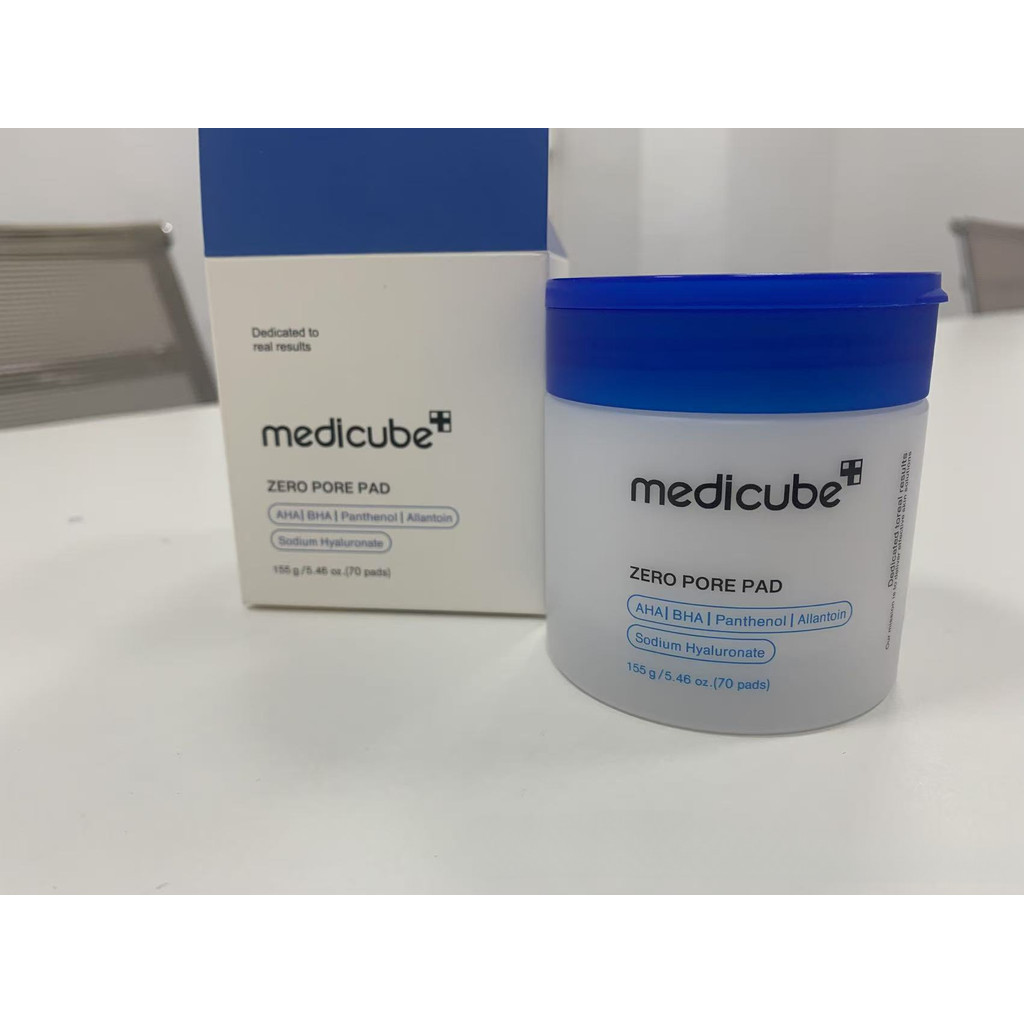 Almofada De Ácido Salicílico MEDICUBE medidi zero Poros toner De Textura Dupla Esfolia E Cuidados Com Os