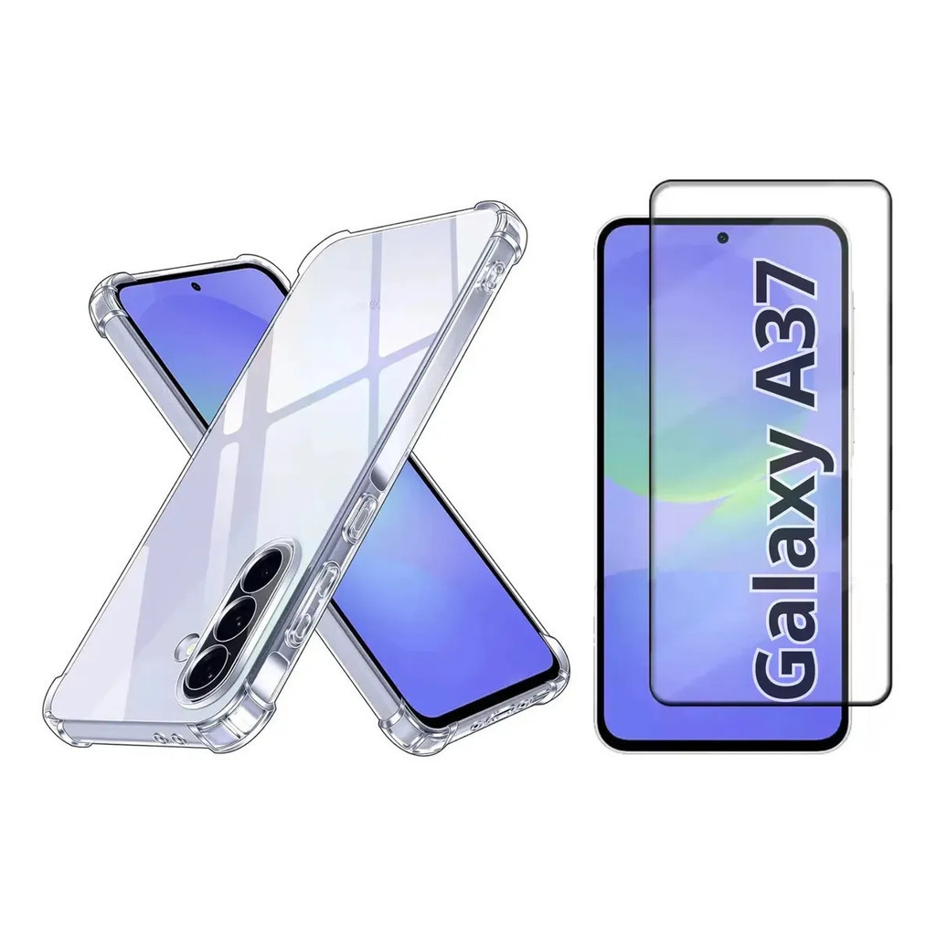 Capa + Película Cerâmica Samsung Galaxy A37 - Segurança Slim