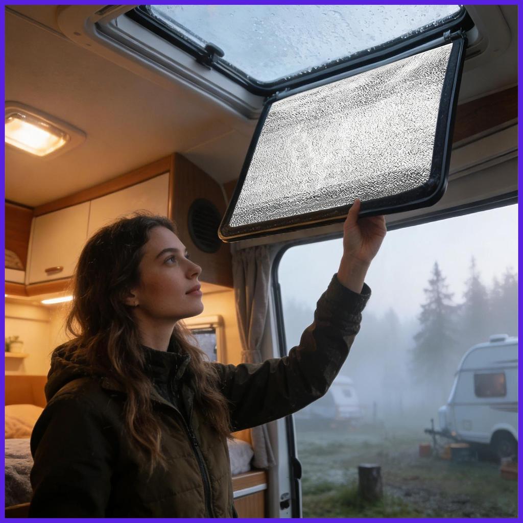 Capa Para Teto Solar À Prova D'água , 2 Peças , Universal , Magnética , Reflexiva , De Carro Interior De Casa , Motor ph