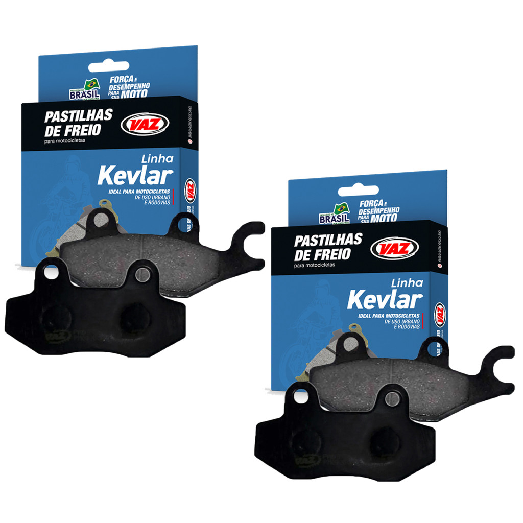 Kit Pastilha De Freio Dianteira + Traseira Ninja 250 / Ninja 300 / Z300 / Z400 - Kawasaki