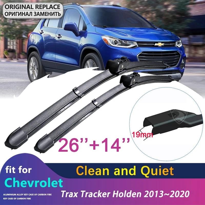 Lâminas De Limpador De Carro Para Chevrolet Trax Tracker Holden 2013 ~ 2020 Janela Dianteira Pára-Brisas Limpadores Aces