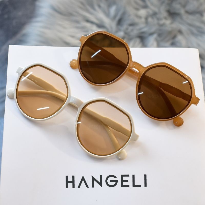 Óculos de sol feminino pequeno quadro óculos de sol coreano pequeno rosto óculos de sol anti-ultravioleta anti-luz