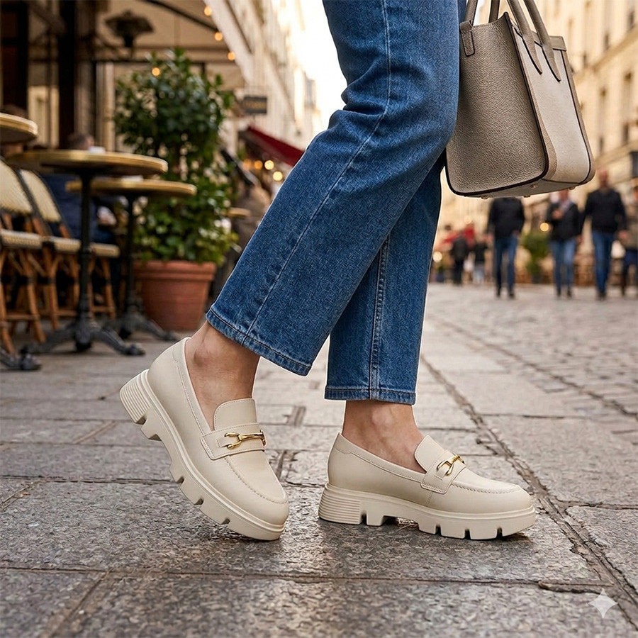 Mocassim Loafer Feminino Modare Tratorado Plataforma Conforto 7409.102
