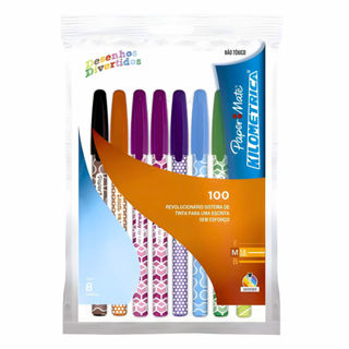 Kit Canetas Esferográficas 1.00mm - 8 Unidades - Paper Mate em Oferta na Shopee