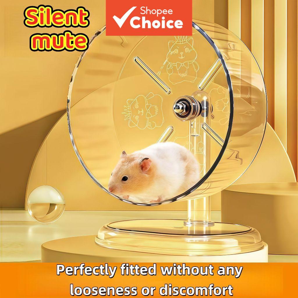Roda De Corrida Grande Para Hamster , Silenciosa , Estável , Extra Larga Animais De Estimação Pequenos , 24 Cm
