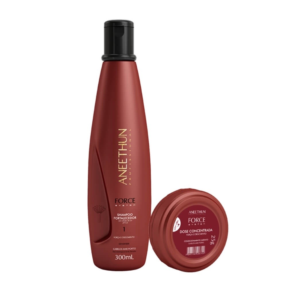 Aneethun Force System Kit Shampoo 300ml + Dose Fortalecedora 25g