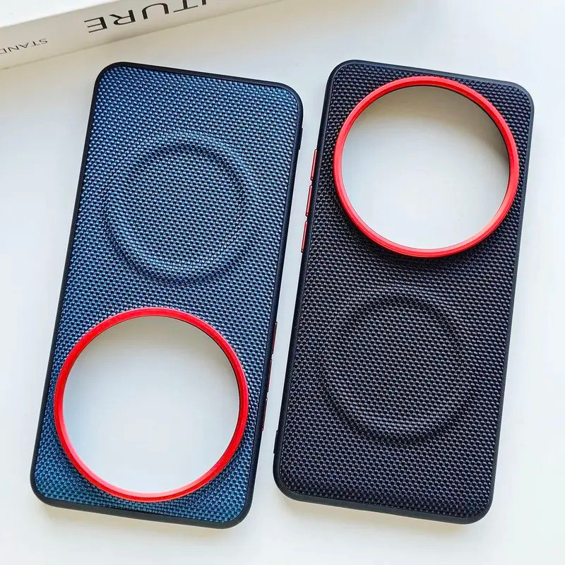 Para Xiaomi Mi 17 Ultra Caso De Luxo Couro Do Plutônio Magnético MagSafe Capa Pr