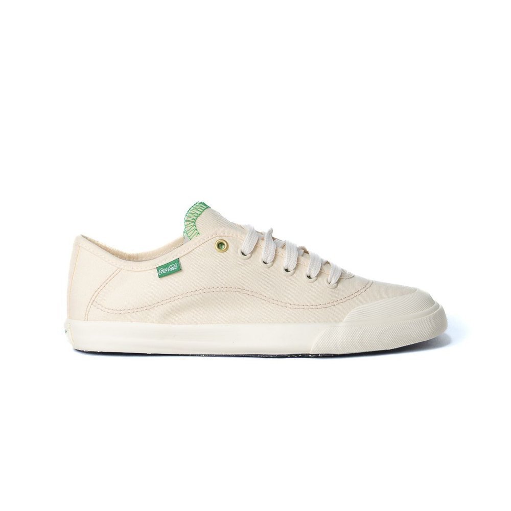 Tênis Coca Cola SNK Canvas Unissex Original Casual Conforto Leve Estilo Urbano Dia a Dia - Off White