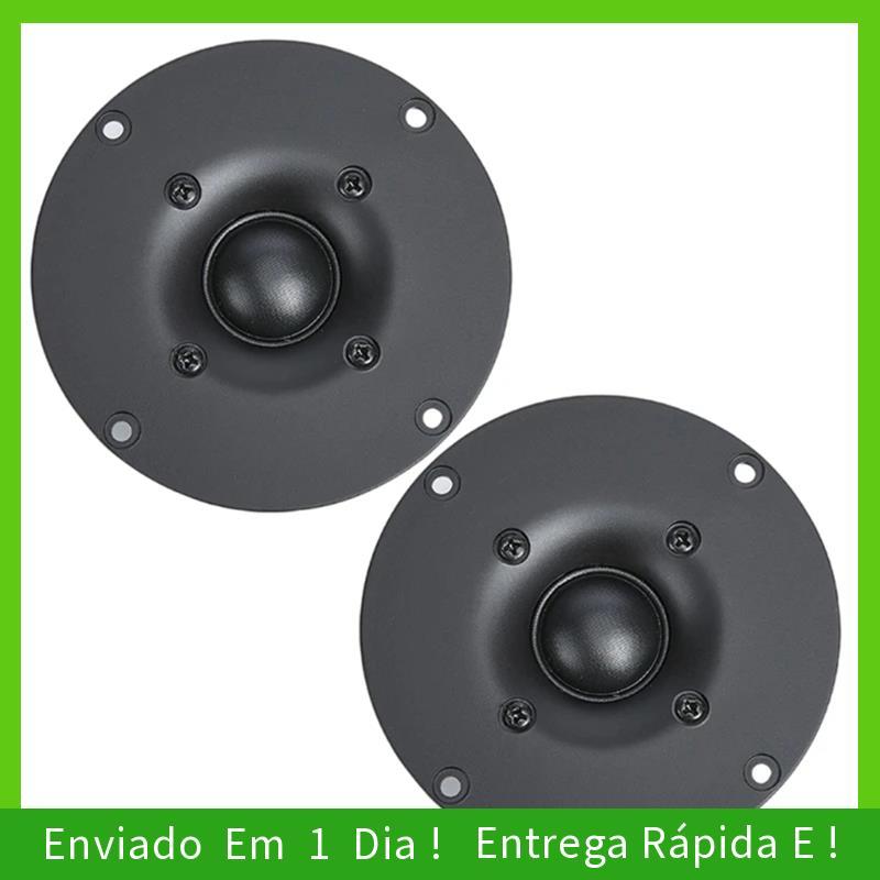 - joyce2Pcs Alto-Falante Tweeter De 4 Polegadas 8 Ohm 60W HIFI Filme De Seda Dome Áudio Agudo Para Transmissão De Buzina