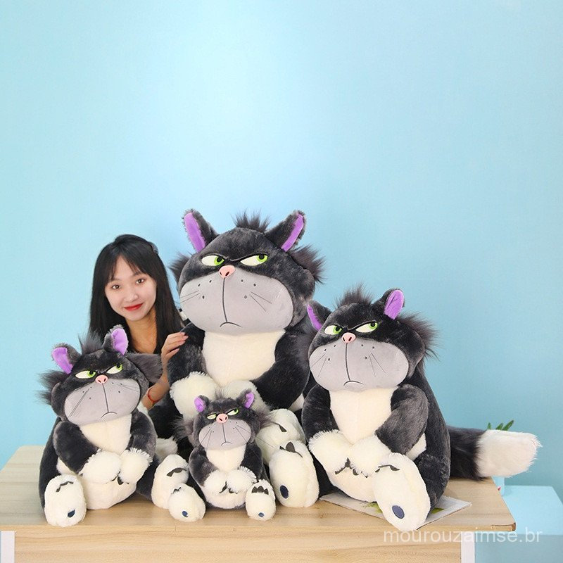 Lúcifer Doll Bad Cat Plush Toy Evil Cat Doll Doll Crianças Aniversário Meninos Meninas Presentes