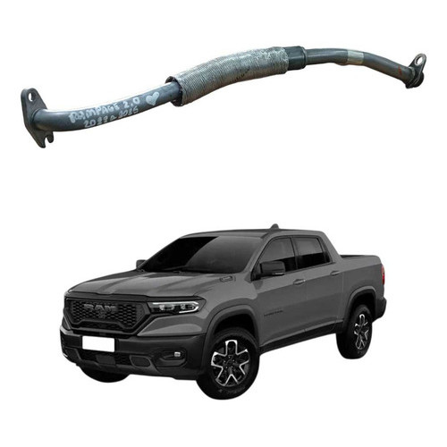 Tubo Dreno Oleo Turbo Ram Rampage 2.0 2022 A 2025 Prata