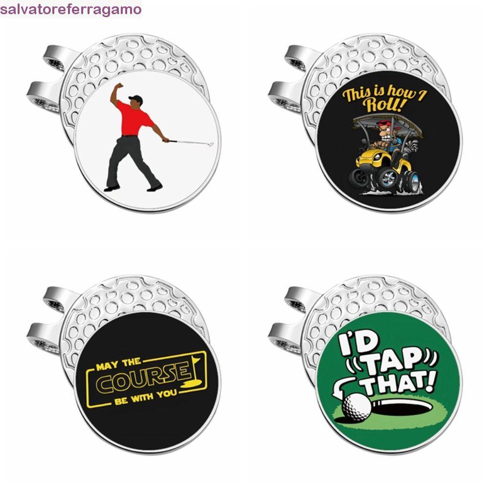 Marcador De Bola De Golfe SALVATOREFERRAGAMO , Clipes Decorativos Modernos Para Chapéu Boné De Desenho Animado