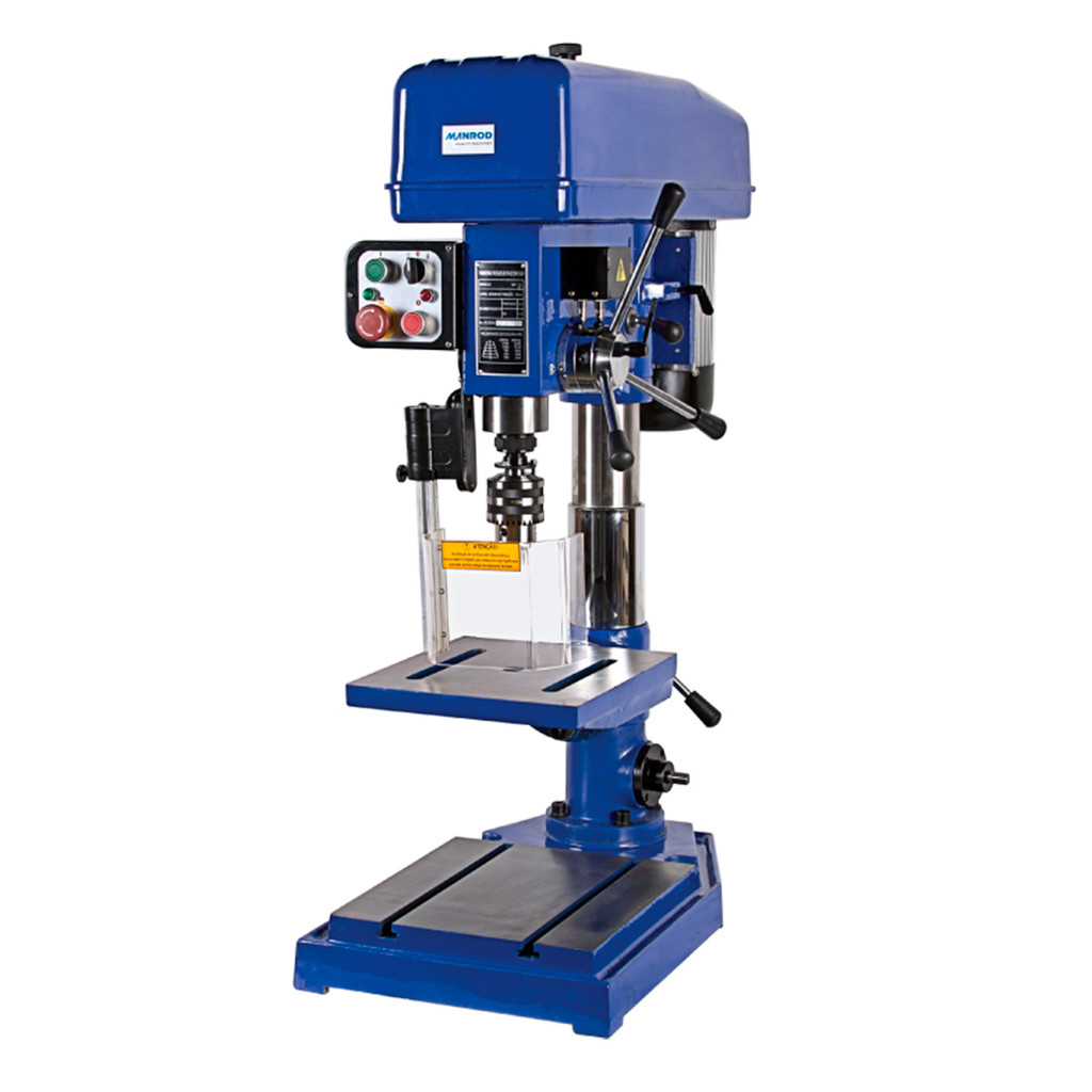 Furadeira  Rosqueadeira De Bancada Manrod MR-735 Trifásica 380v
