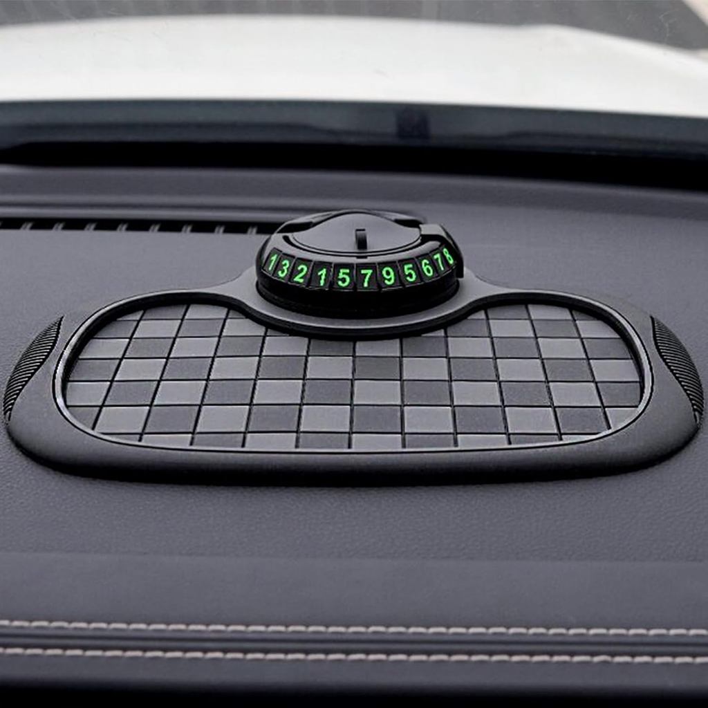 Suporte Universal De Telefone Para Carro De Silicone Montagem Em Tapete De Painel Antiderrapante , Almofada Organizador 