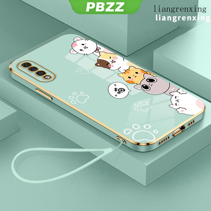 Caixa SAMSUNG A7 2018 A50 A70 A50S A30S Capa Telefônica Estojo Flexível De silicone Galvanizado Liso Novo design DDDZM01