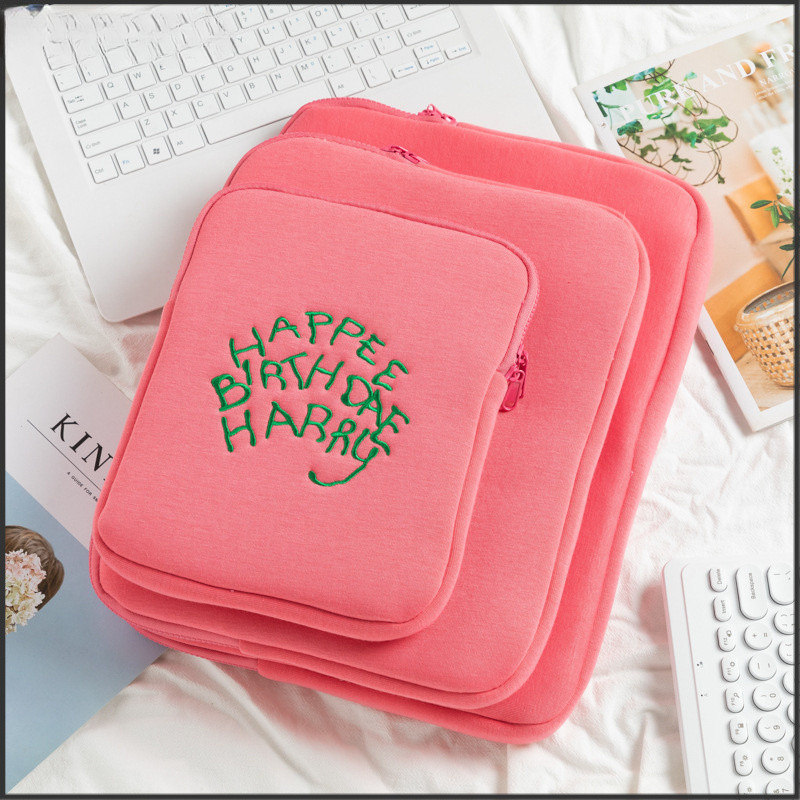 Capa Protetora para Tablet iPad Ruomu 11 Polegadas 13 Polegadas Coreano Harry Potter Bolo Hagrid Rosa