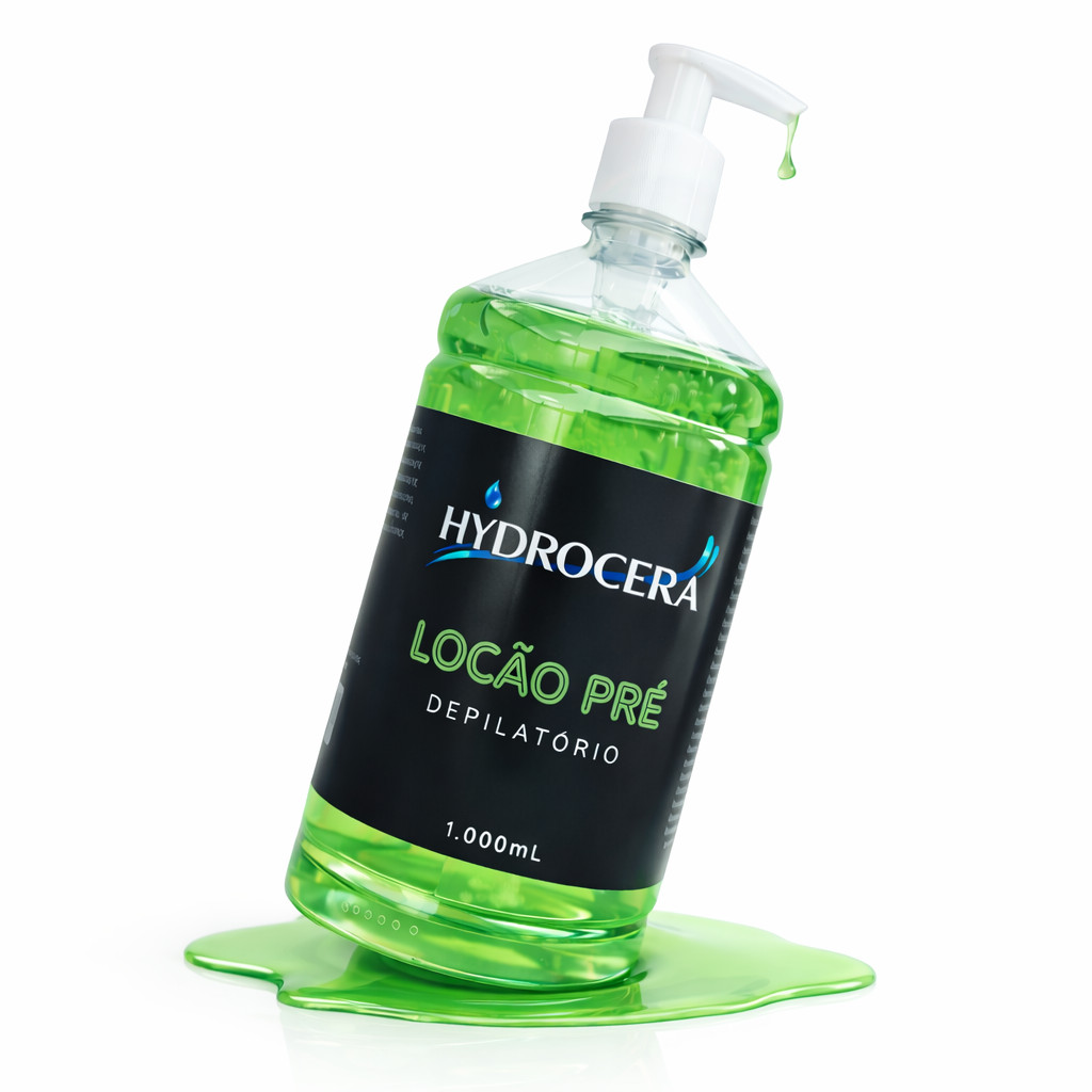 Hydrocera 1L Pré Depilatório Profissional Pele Preparada Sem Irritação