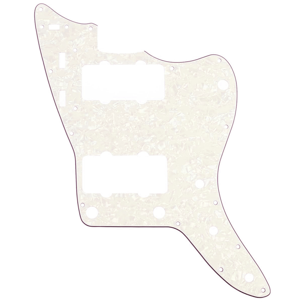Escudo Para Guitarra Jazz Master HH Branco Envelhecido Perolado 4ply