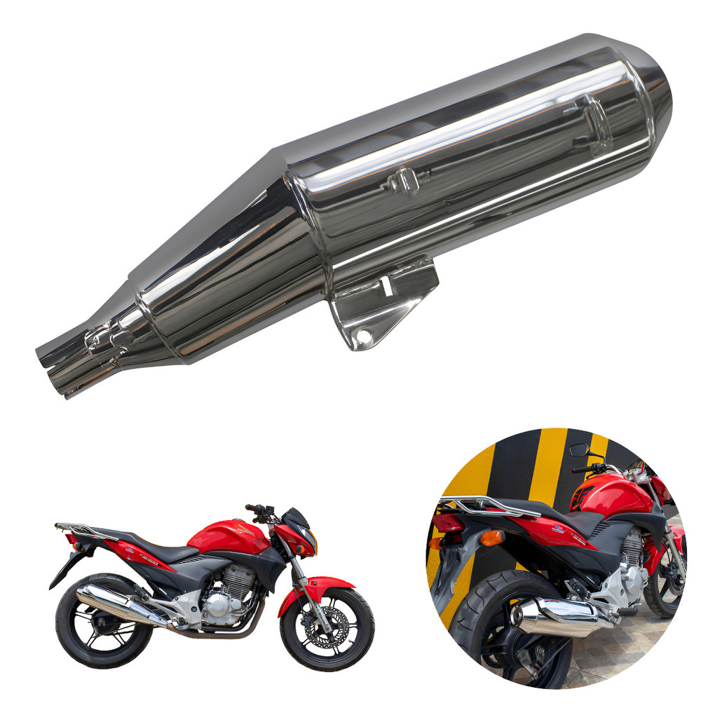 PONTEIRA ESCAPAMENTO CB 300 R 2009 A 2015 MODELO ORIGINAL em Oferta na Shopee