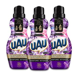 Kit 3un Amaciante 500ml Uau Perfumes Lavanda e Frescor em Oferta na Shopee