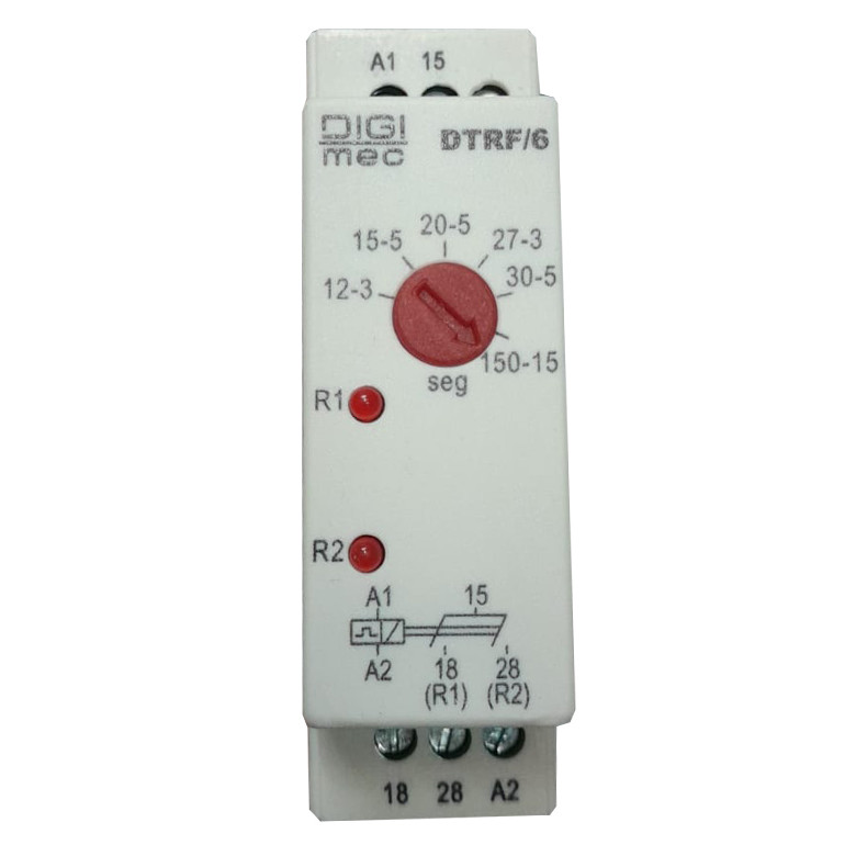 RELE REVERSAO MOTOR DTRF/6 220VCA DIGIMEC
