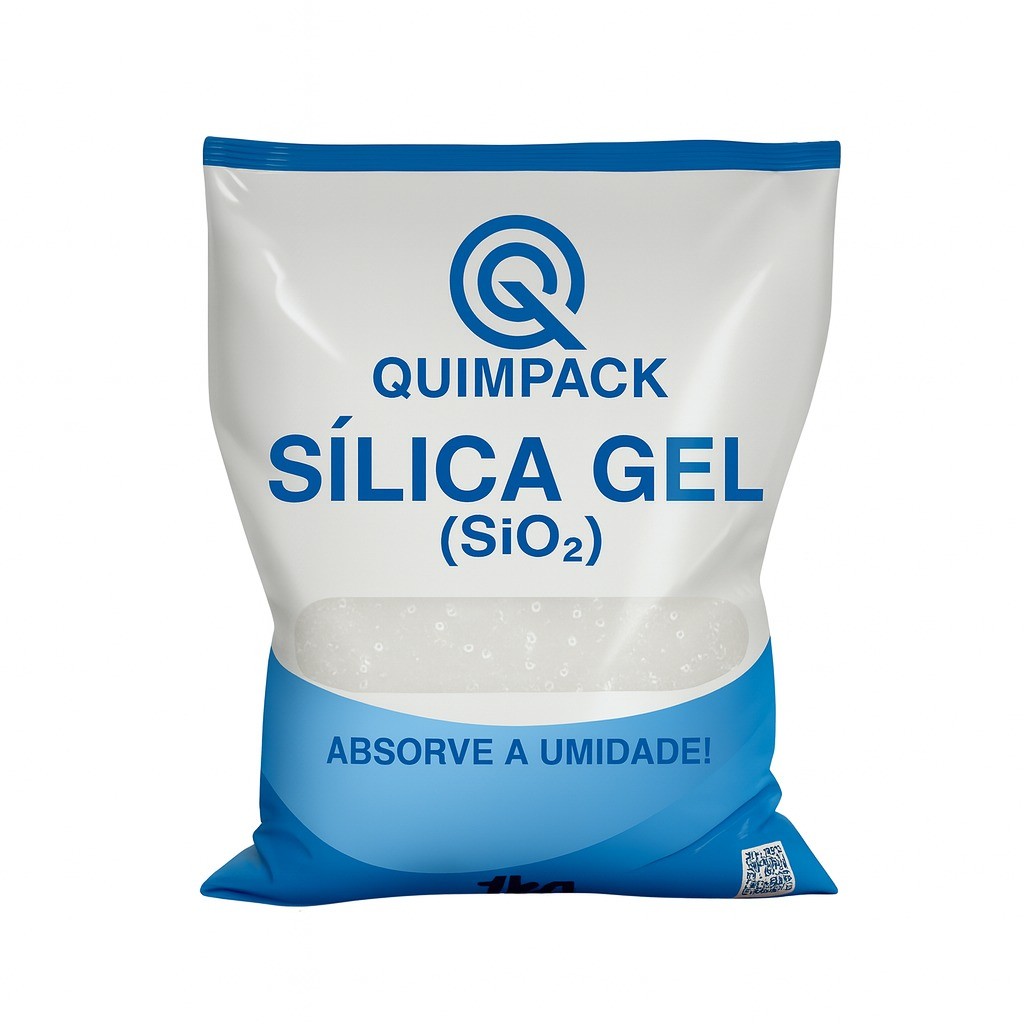 Sílica Gel Branca Desumidificante  1-3mm Quimpack - Pct c/1kg em Oferta na Shopee