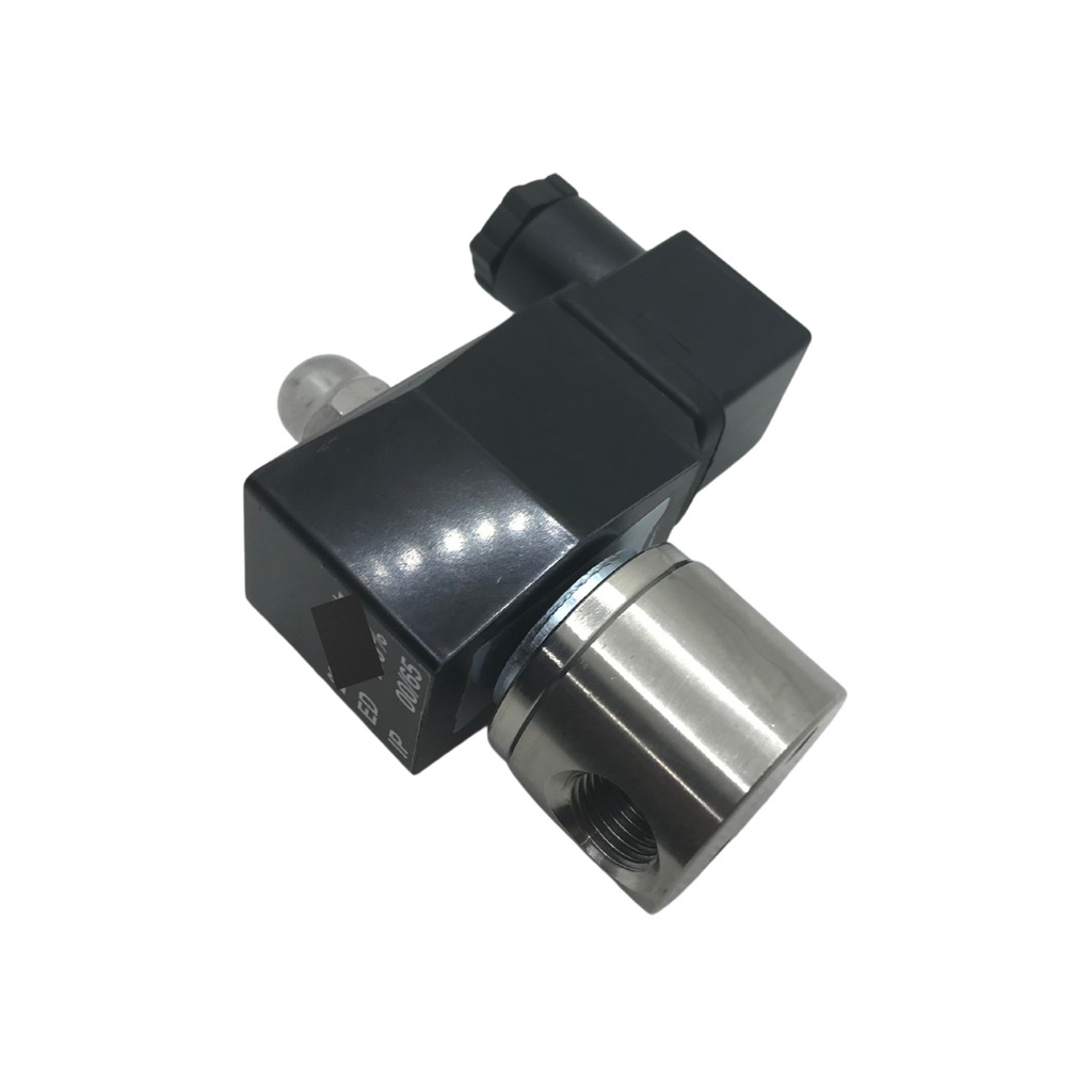 Válvula Solenoide 2 vias Rosca 1/4  Normal Fechada Inox 304 Viton Bobina 220v Para Água Ar Gases Inertes