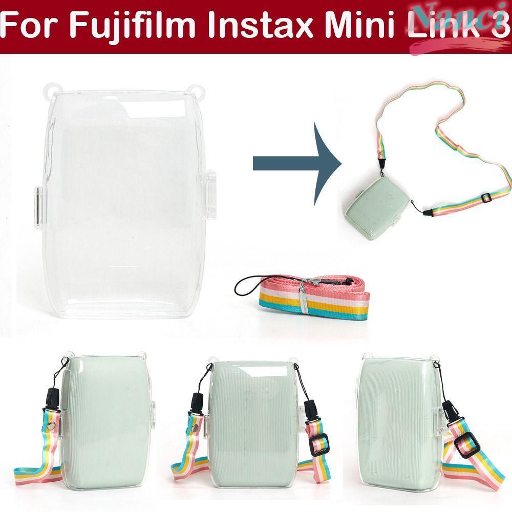 Capa Protetora NANCI , Impressora Transparente Para PC Carregando , Antiarranhões Fujifilm Instax Mini Link 3