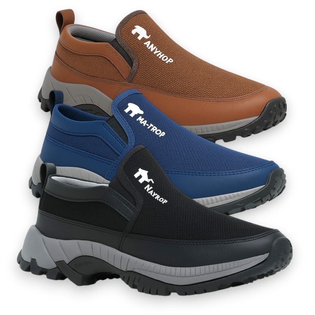Kit 3 Pares De Tênis Sapatilha Masculino Casual Adventure De Trilha Resistente Impermeável Barato