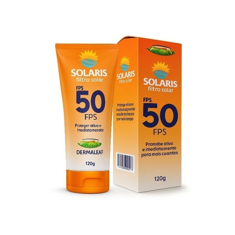 Protetor Solar Corporal Solaris FPS 50 Nossa Flora 120g UVA UVB Resistente à Água