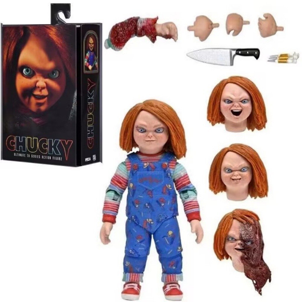 NECA Ultimate CHUCKY GOOG GUYS Figura de Ação com Articulações Articuladas Estátua de Vinil Móvel Boneco de Coleção Mode