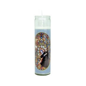 Vela Vidro Altar São Peregrino 22cmx 8cm