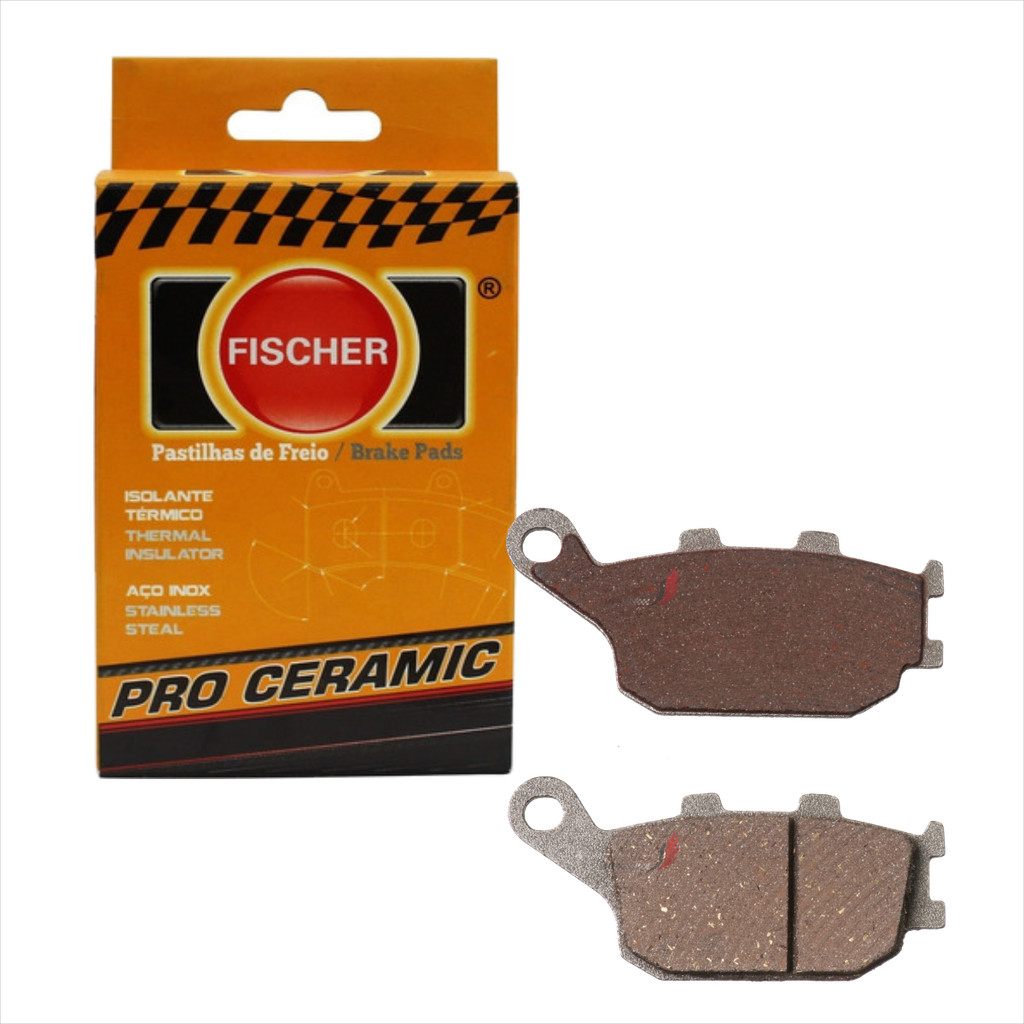 Pastilha Traseira Fischer FJ1150PC Honda Hornet cb300 Yamaha mt07 mt09 tracer