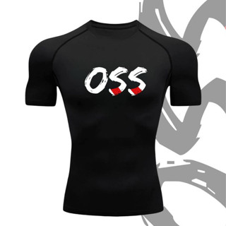 Camisa De Compressão Rash Guard JIUJITSU Manga Curta Treino Ginástica Camiseta Esportiva em Oferta na Shopee