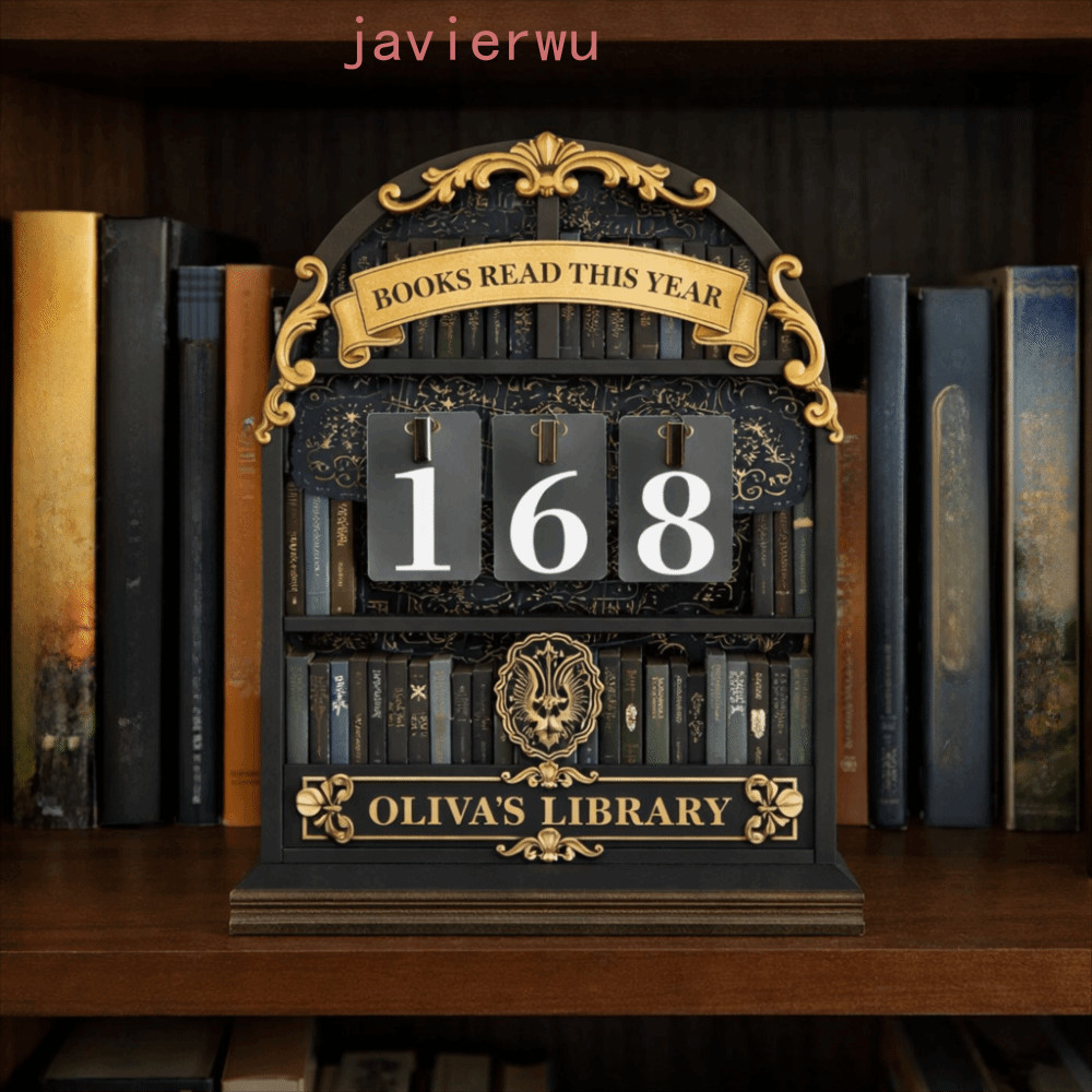 Rastreador De Desafio De Leitura AJAVIERWU , Sinalização De Livro Retrô , Contador De Livros Feito À Mão em Oferta na Shopee