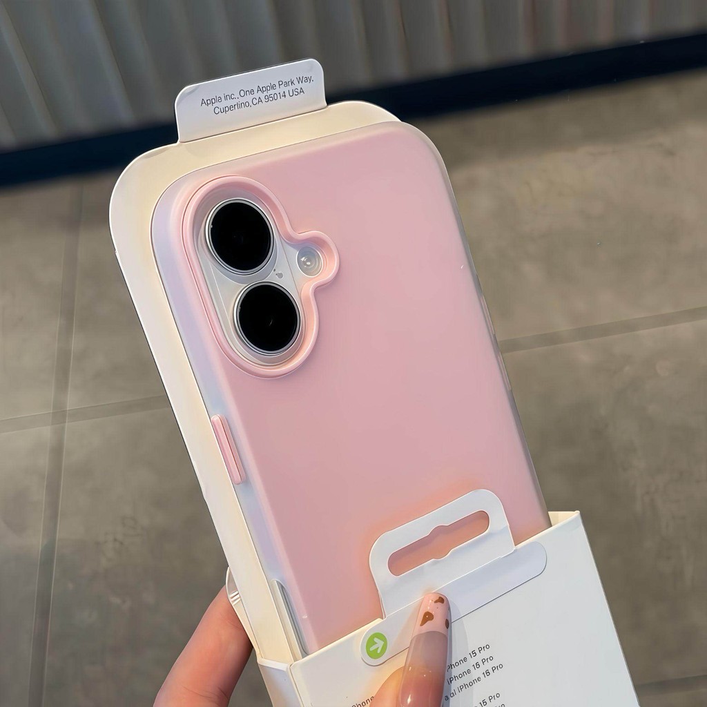 Jelly 2 Em 1 Capa Capinha Silicone Para IPhone 13 11 12 14 15 16 17 16e Normal Pro Max Ar Macarons Caso De Telefone em Oferta na Shopee