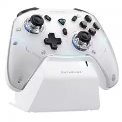 Controle Gamer Machenike G5Pro Max SE, Wireless/Bluetooth, Hall Effect, Branco, JJ02G700C