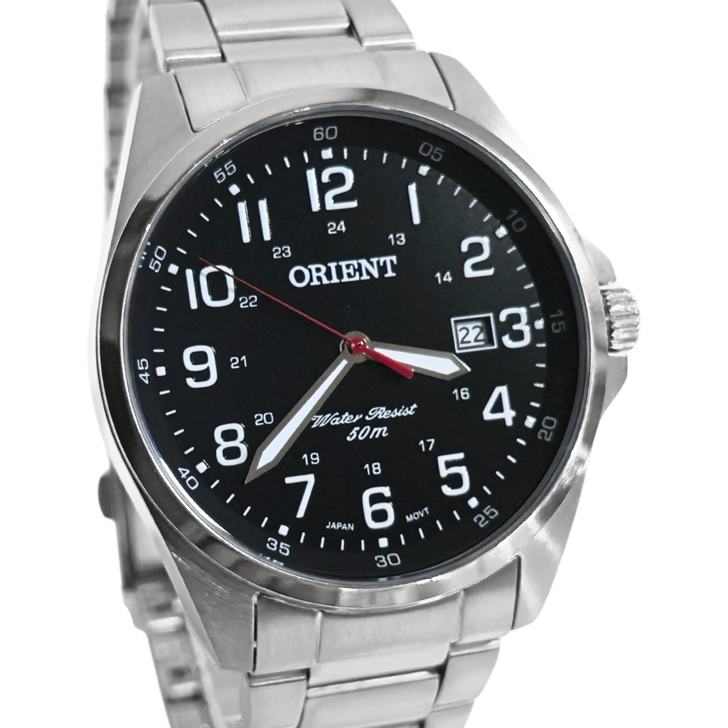 Relógio Orient Analógico Masculino Prateado MBSS1171 P2SX