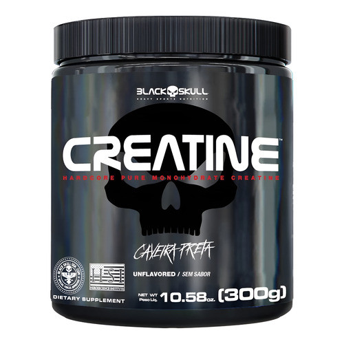 Creatina Monohidratada Pura Creatine Black Skull | 300g