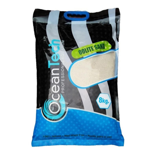 Substrato Ocean Tech Oolite Sand - 8kg para Marinho E Ciclídeos